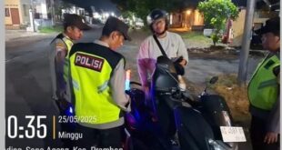 Amankan Akhir Pekan, Polres Nganjuk Gencarkan Patroli SREG Skala Besar
