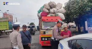 Jawab Keluhan Warga, Polres Nganjuk Gencarkan Tilang Truk ODOL
