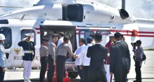 Helikopter AW 189 Polri Sukses Kawal Misi Penerbangan Kenegaraan Presiden RI dan Presiden Prancis di Yogyakarta