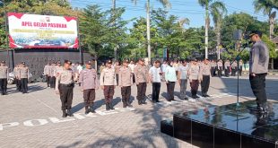 Polres Nganjuk Siagakan 500 Personel Amankan May Day di Makam Marsinah