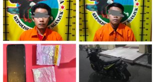 Polres Nganjuk Tangkap Empat Pengedar Pil LL, Ribuan Butir Disita, Satu DPO Masih Diburu