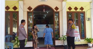Polres Nganjuk Jamin Keamanan Ibadah Umat Nasrani dengan Patroli Gereja Minggu Pagi