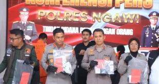 Polres Ngawi Berhasil Ungkap Kasus TPPO Dalih Adopsi 4 Tersangka Diamankan*