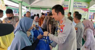 Apresiasi Buruh Tani, Polres Situbondo dan Forkopimda Berbagi Sembako Usai Panen Raya Jagung