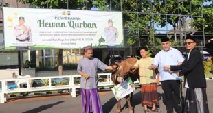 *Idul Adha 1446 H, Polres Tuban Distribusikan 6 Ekor Sapi dan 27 Kambing*