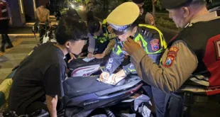 *Polres Pasuruan Kota Amankan 8 Unit Motor Tidak Sesuai Spektek, Diduga Balap Liar*