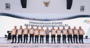 Polres Jombang Raih Penghargaan Unit Pelayanan Publik Terbaik dari Kapolri