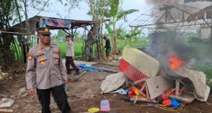 Polsek Sukomoro Gerebek Lokasi Perjudian Sabung Ayam dan Dadu,