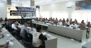 Jelang Pengesahan Warga Baru PSHT, Polres Nganjuk Matangkan Strategi Keamanan