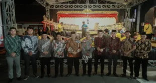 Pagelaran Wayang Kulit dan Campursari Meriahkan Hari Bhayangkara ke-79 di Jombang