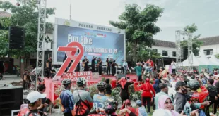 Meriahkan HUT Bhayangkara ke-79, Polres Jombang Gelar Olah Raga Bersama dan Fun Bike