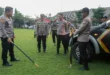 Kesiapan Pengamanan Pengesahan Warga Baru PSHT, Kapolres Jombang Periksa Kendaraan Dinas dan Kelengkapan