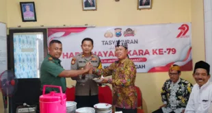 Hut Bhayangkara Ke-79 ,Polsek Kalitengah Dapat Kejutan dari Camat dan Danramil