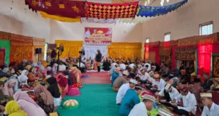 HUT ke-14, Pekon Sukajaya Semaka Gelar Pangan Balak untuk Lestarikan Budaya Lampung