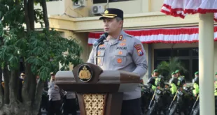 Apel Pergeseran Pasukan, Polres Nganjuk Siap Amankan Ribuan Peserta Pengesahan Warga Baru PSHT