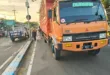 Diduga Tidak Kuasai Medan Jalan Pengendara Motor Terlindas Truk,Di Jalan Raya Nganjuk