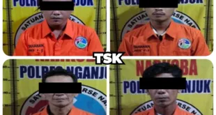 Polres Nganjuk Bongkar Jaringan Narkoba Terorganisir, Empat Pengedar Dibekuk dalam Sehari