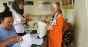 390 KPM Desa Muncang Terima Beras Bantuan Bulog, Kualitas Dipertanyakan
