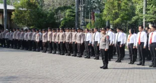 Kapolres Nganjuk Apresiasi Kinerja Anggota dan Tekankan Pentingnya Jaga Kesehatan