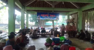 Tradisi Bersih Desa Driyorejo Berlangsung Khusyuk, Warga Guyub Rukun Nikmati Sedekah Bumi dan Hiburan Tayub