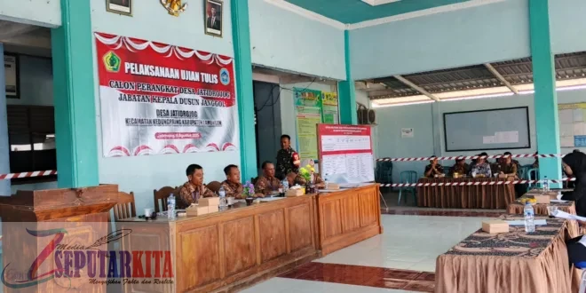 Enam Desa Kecamatan Kedungpring Gelar Ujian Serentak Perangkat Desa