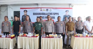 Polres Nganjuk Resmikan Pembangunan Gedung SPPG Serentak di Desa Babadan