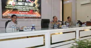 Polres Nganjuk Gelar Supervisi dan Sosialisasi TPPO Bersama Karo Dal Ops Polri