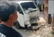 Isuzu Traga Tabrak Sepeda dan Pejalan Kaki, Dua Korban Terluka Parah
