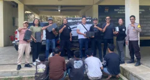 Polres Tanggamus Tangkap Komplotan Pencuri 85 Baterai PLTS, Tiga Pelaku Kabur