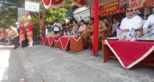 Semarak Pawai Budaya HUT RI ke-80, Ribuan Warga Padati Nganjuk Kota