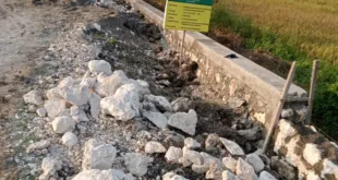 Dikonfirmasi Pekerjaan TPT, Kades Surabayan Bergaya Preman