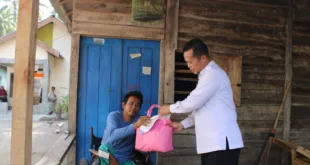 Momen HUT ke-80 RI, Lapas Kotaagung Tebar Kebahagiaan Lewat Bakti Sosial bagi Penduduk Sekitar