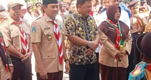 Bupati Nganjuk Buka Kegiatan Jelajah Literasi Santri 2025 dalam Rangka HUT Pramuka dan HUT RI ke-80