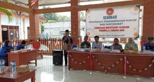 LBH PETA Gelar Seminar Peran Serta LSM Dan Pers Dalam pembangunan Lamongan