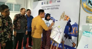 Tegal Art Festival Sanubahari Exhibition 2025 Resmi Dibuka di Mako Lanal Tegal.
