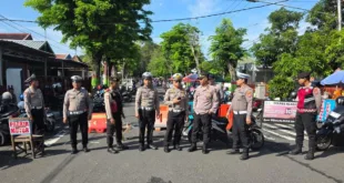 Operasi Cipta Kondisi, Polres Nganjuk Perketat Patroli Hingga Area Perbatasan