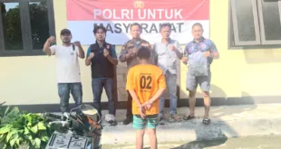 Polsek Wonosobo Amankan Pencuri Motor Di Soponyono