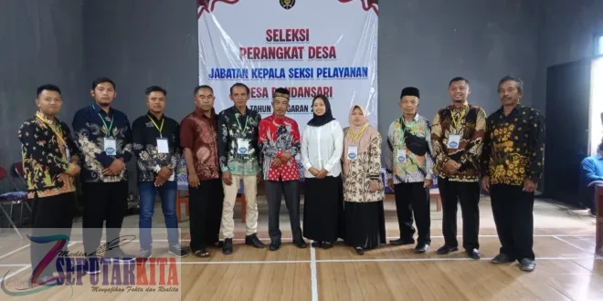 Ujian Seleksi Perangkat Desa Pandasari Berjalan Lancar, Novia Rossyyana Terpilih