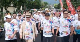 Bupati Tanggamus Lepas Ribuan Peserta Color Run 2025