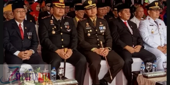 Ketua DPRD OKU Menghadiri Upacara Peringatan HUT RI ke – 80 di Taman Kota Baturaja