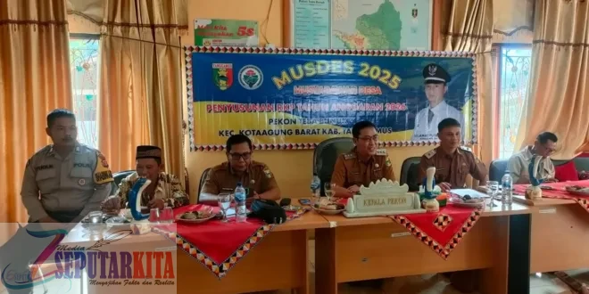 Pekon Tebanunuk Kota Agung Barat Gelar MUSDEs RKPD Anggaran Tahun 2026