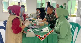 Hut TNI Ke-80 Kodim 0424/Tanggamus Gelar Bakti Sosial
