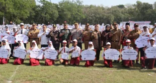 Apel Akbar KNC 2025, Ribuan Pelajar Nganjuk Terima Beasiswa