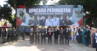 Peringati Hari Kesaktian Pancasila, Polres Nganjuk Perkuat Komitmen Tugas