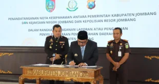 Pemkab Jombang, Kejaksaan, dan Polres Teken MoU, Perkuat Sinergi Berantas Korupsi