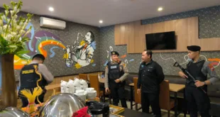 Polres Nganjuk Laksanakan Sterilisasi Hotel Jelang Kunjungan Menteri Perdagangan