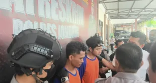 Satreskrim Jombang Tangkap Tiga Pelaku Residivis Kasus Pencurian Toko dan Curanmor