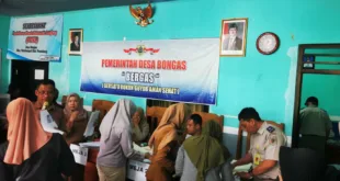 550 Warga Desa Bongas Terima Sertifikat Tanah Tahap Pertama dari Program PTSL