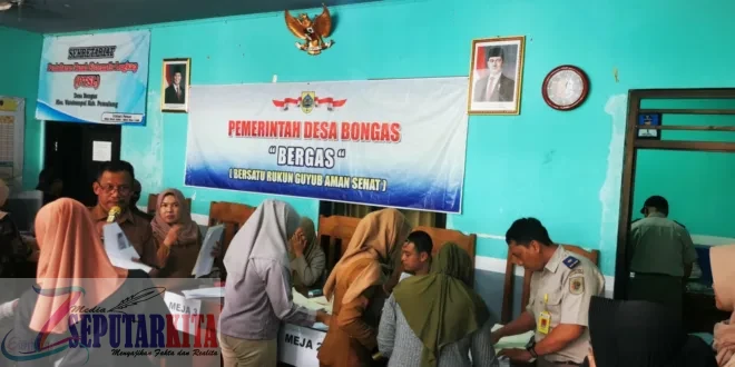 550 Warga Desa Bongas Terima Sertifikat Tanah Tahap Pertama dari Program PTSL