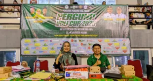 Pergunu Cup, Santri Ngawi Berkompetisi di Lapangan Voli